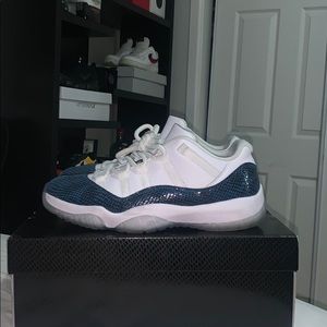 Blue Snakeskin Jordan 11’s